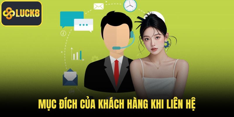 Mục đích của khách hàng khi liên hệ