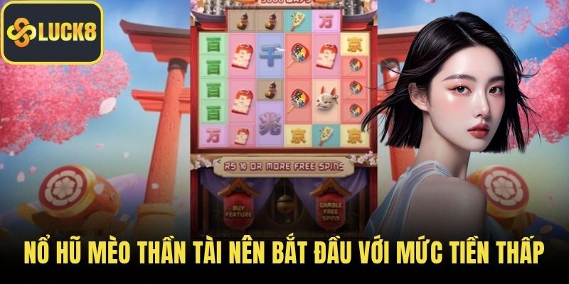 Nổ hũ mèo thần tài nên bắt đầu với mức tiền thấp