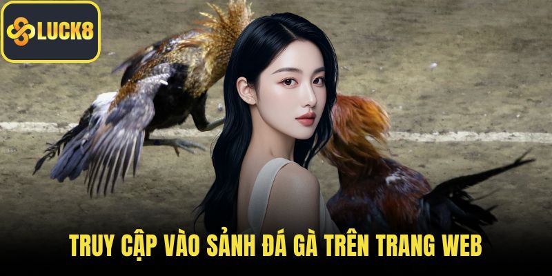Truy cập vào sảnh Đá Gà trên trang web